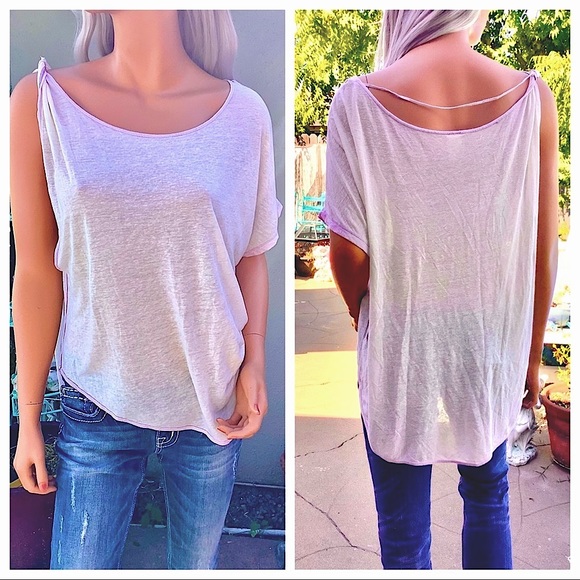 🎉HP FPEOPLE Asymmetric HiLo BoHo Chic Top CoverUp - Picture 12 of 16